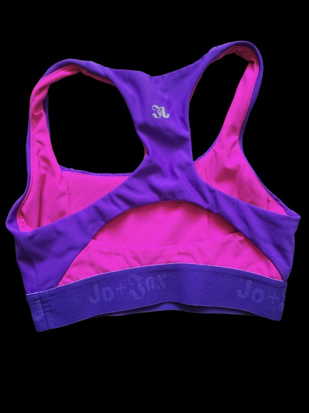 Jo + Jax LC Purple Sports Bra Dance Top - Picture 2 of 2
